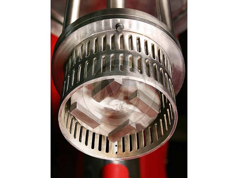 Lab mixer in horizontal line